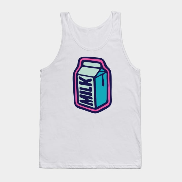 Milk box illustration Tank Top by Cofefe Studio